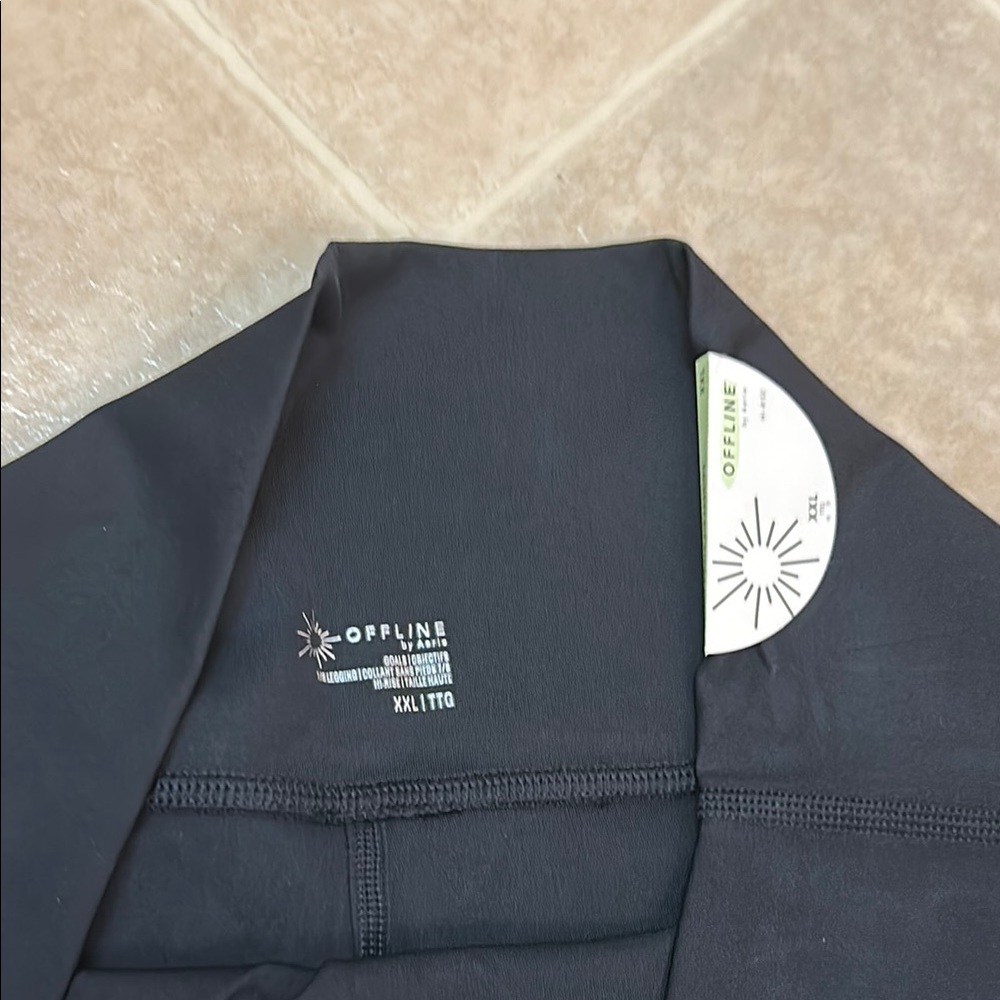 Aerie Black High-Waisted Leggings - Picture 4 of 6
